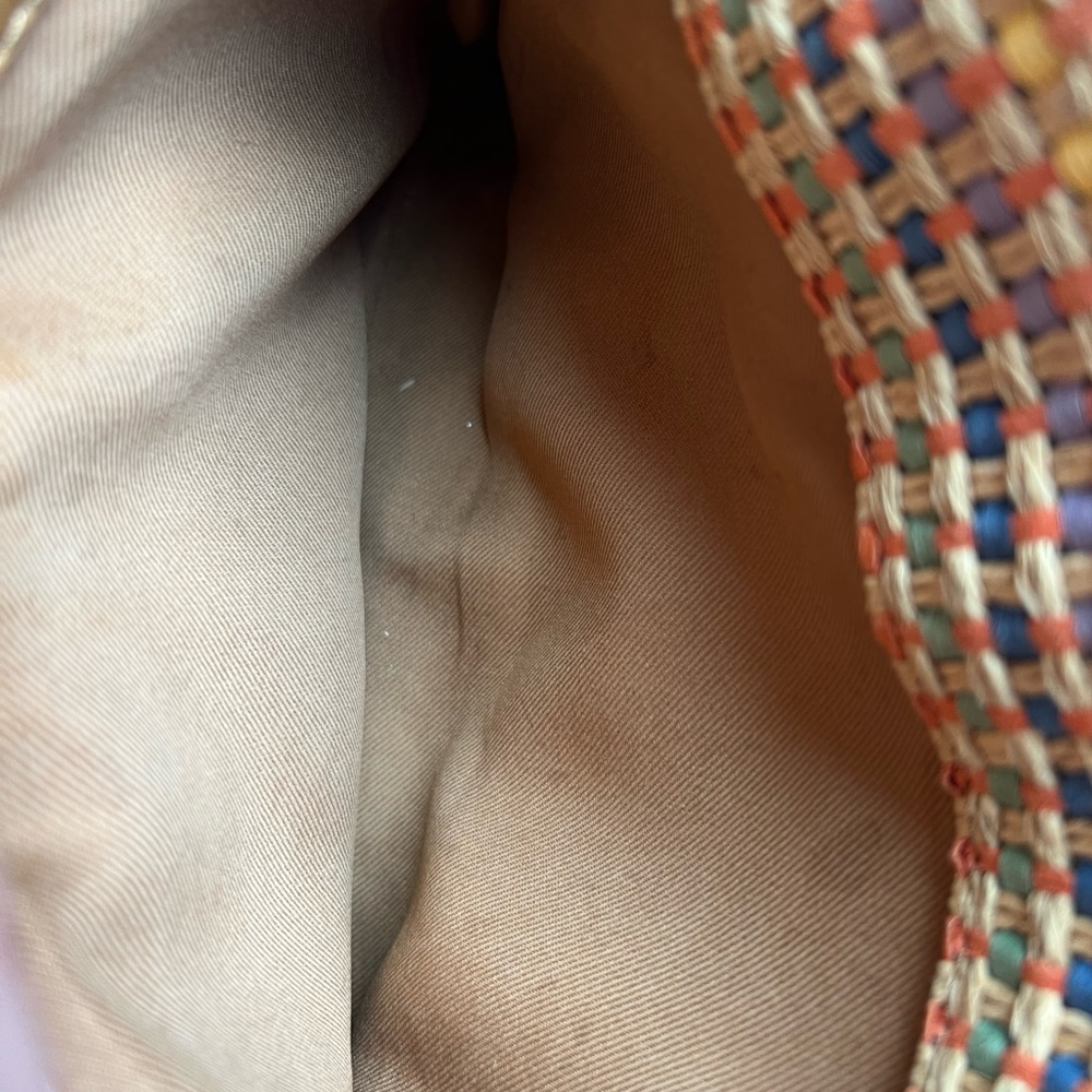 Sag Harbor Multi-Color Wicker/Straw Spring-Style Handbag - Picture 10 of 11
